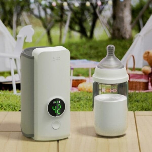 Portable Wireless Rechargeable Baby Bottle Warmer USB Charging And Heating Bag Portable Constant Temperature Milk Warmer Universal Bottle Insulation Sleeve - Image 2