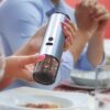 Electric Food Corn Soybean Salt And Pepper Grinder Mill Machine Rechargeable Electric Pepper And Salt Grinder Set With LED Kitchen Gadgets - Image 4